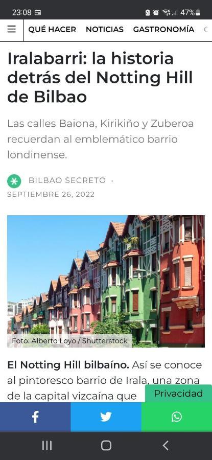 Apartamento Acogedor Bilbao Zewnętrze zdjęcie